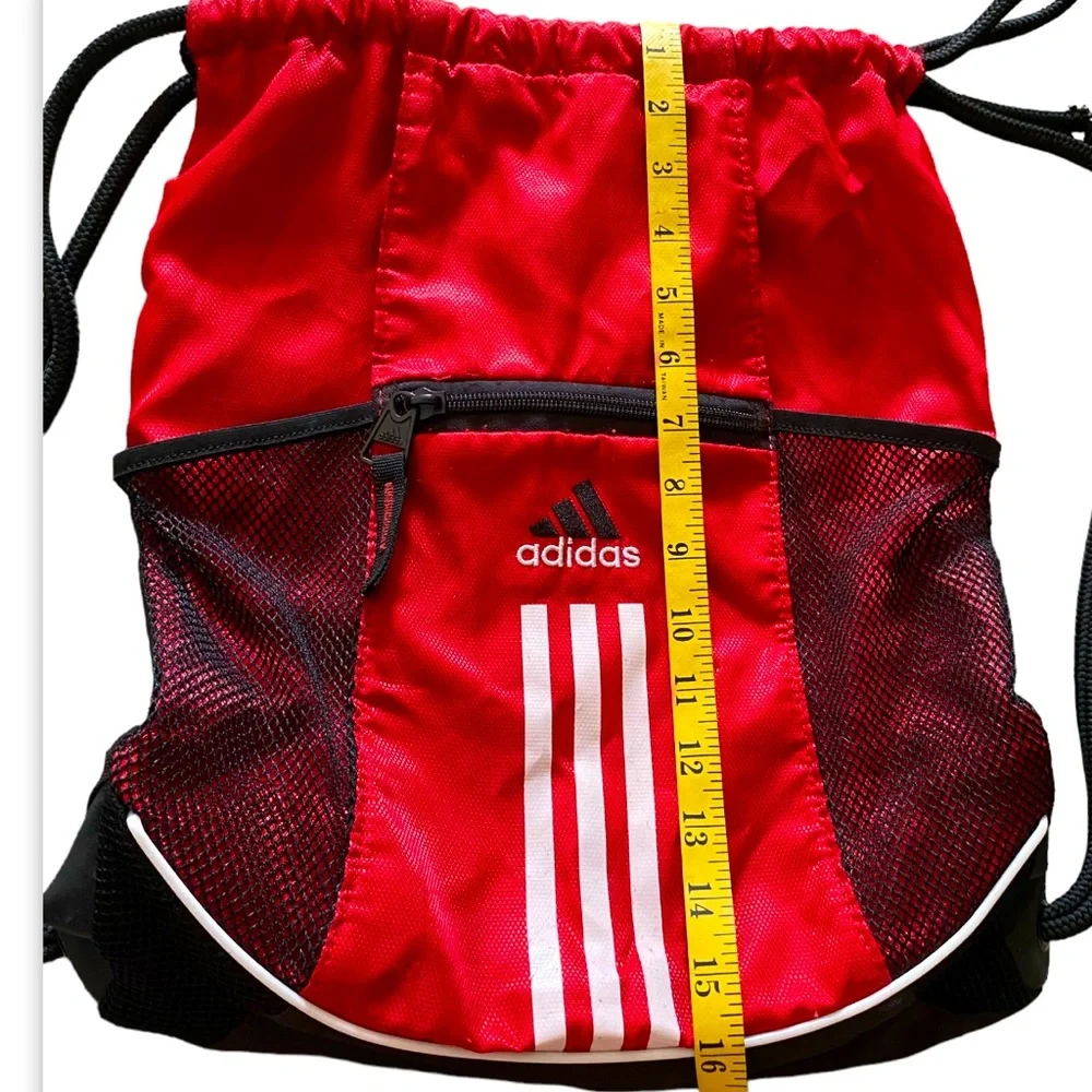 ADIDAS Red & Black Soft Backpack